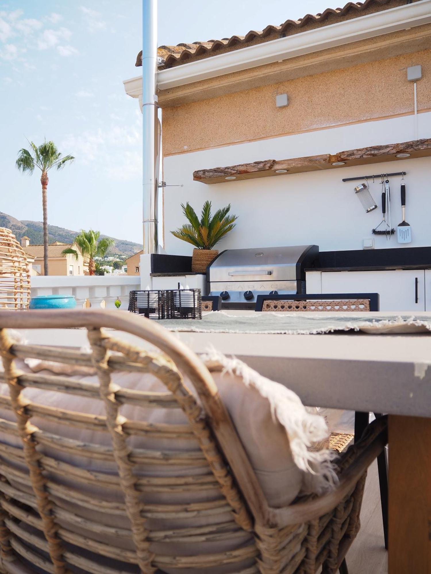Casa Naru Albir, Duplex Appartement Met Ruim Terras En Buitenkeuken El Albir Екстер'єр фото