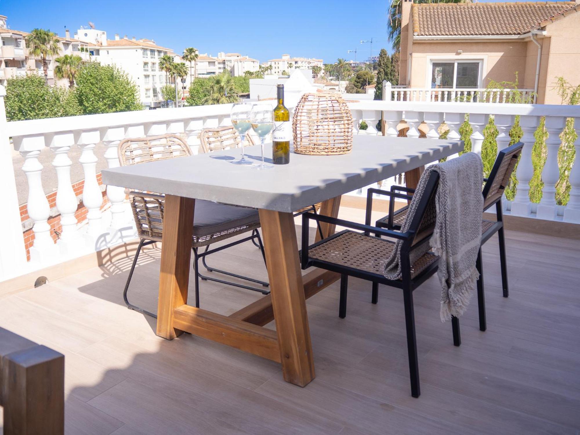Casa Naru Albir, Duplex Appartement Met Ruim Terras En Buitenkeuken El Albir Екстер'єр фото